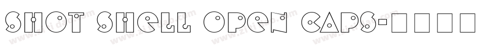 Shot Shell Open Caps字体转换